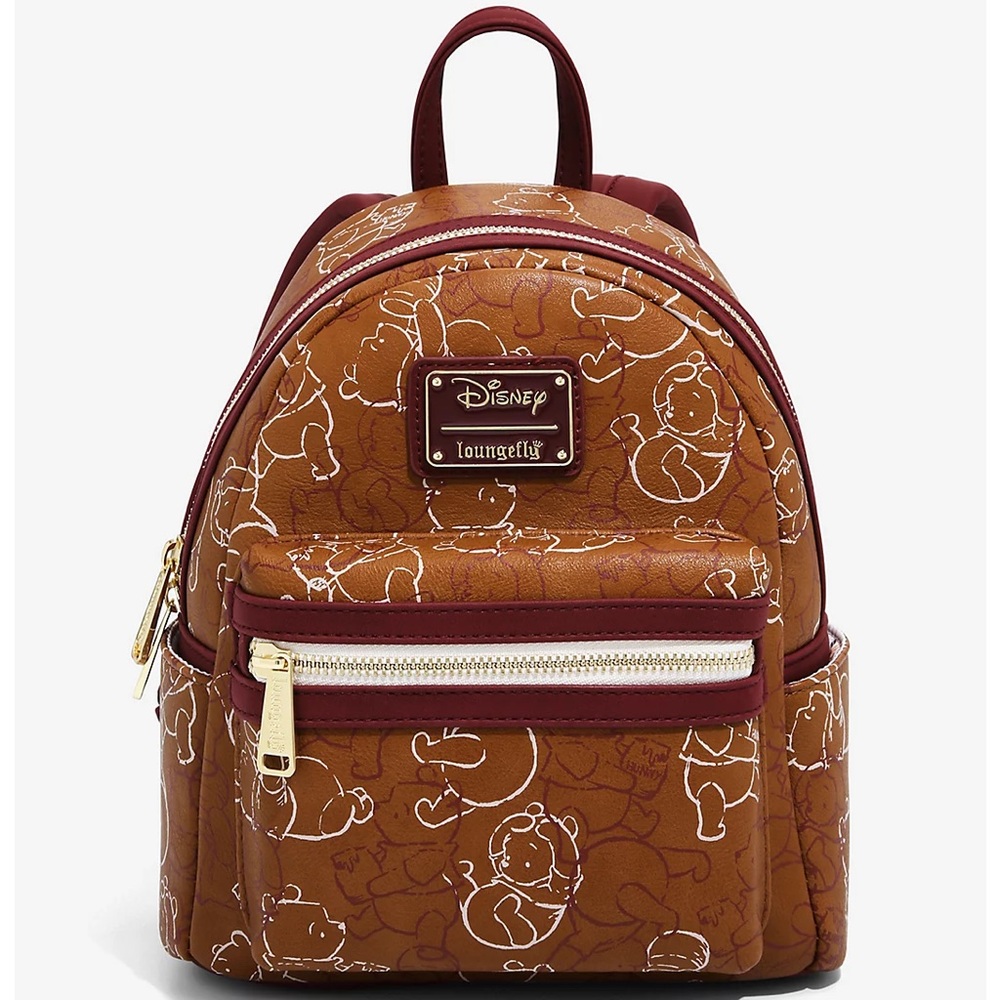 Loungefly Mini Backpack Winnie the Pooh Line Art